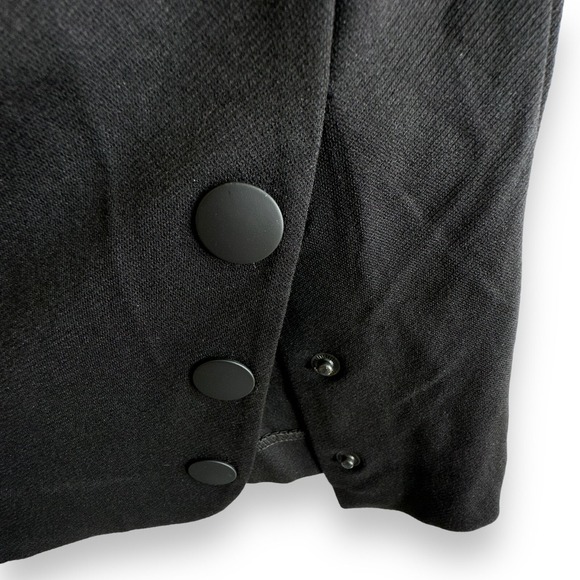 Cabi‎ Women's Shirt XS Osaka Nights Chef's Top Black Utility Style with Snaps - Picture 10 of 12